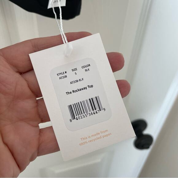 NEW WITH TAGS Andie Black Rockaway‎ Bikini Top in Size Small - Picture 4 of 7